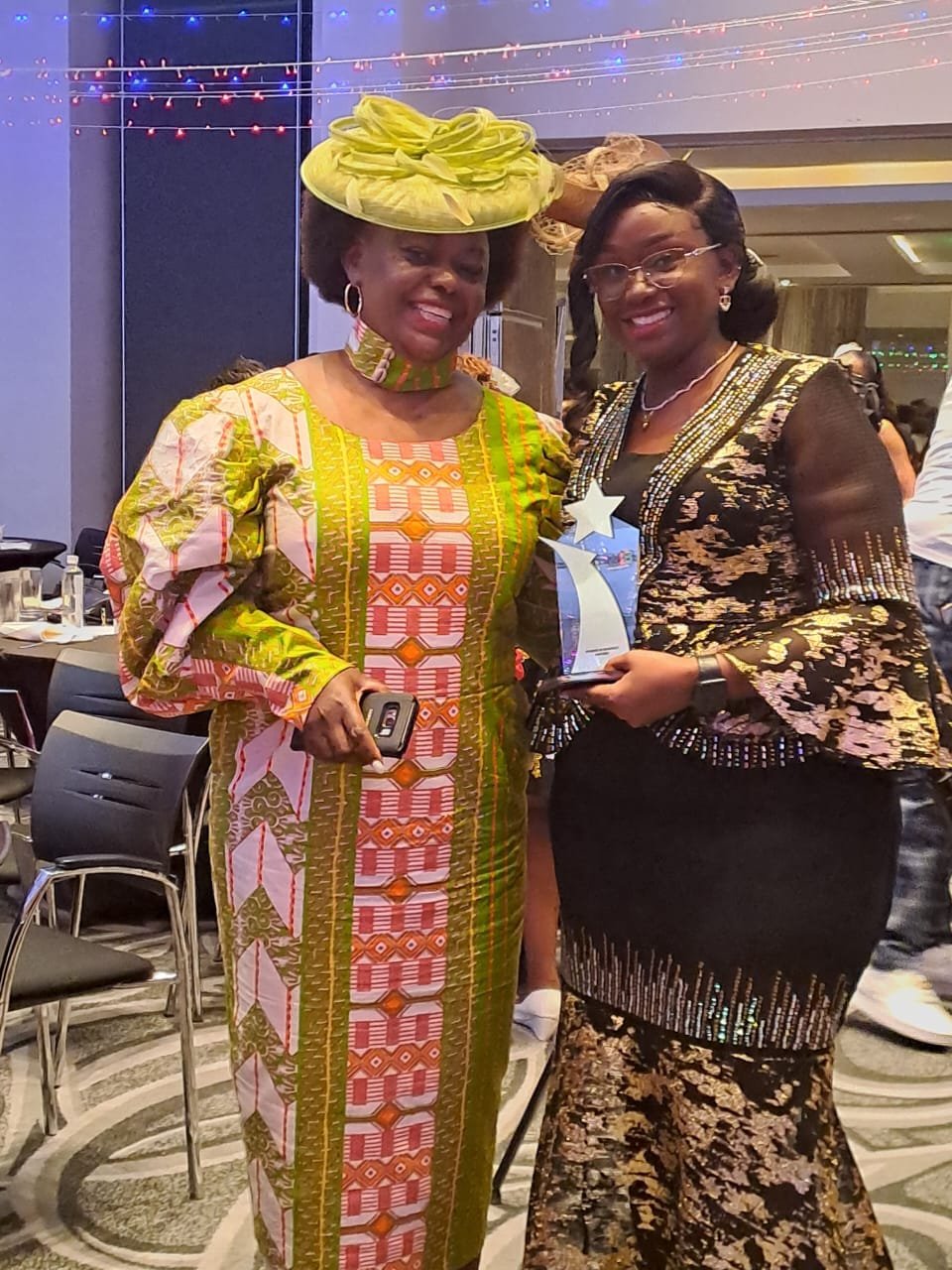 With Millie Odhiambo